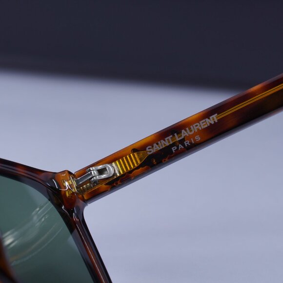 Saint Laurent SL318 003 Rectangle Sunglasses - Havana/Green - Picture 5 of 10